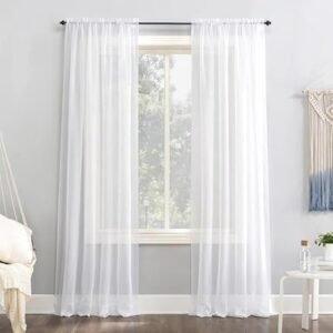 Silk Curtain semi Transparent Curtain