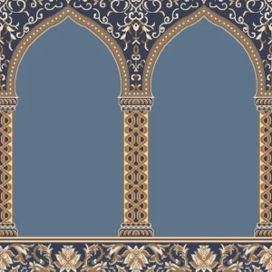 Mosque Carpets Sky Blue Hira Masjid Carpet