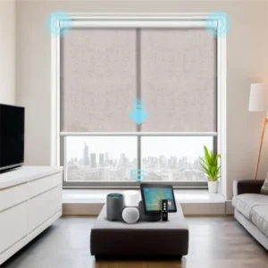 Smart Motorized Light Filtering Roller Shades