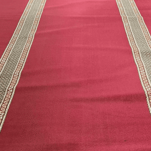 Tasbeeh Texture Maroon Masjid Carpet
