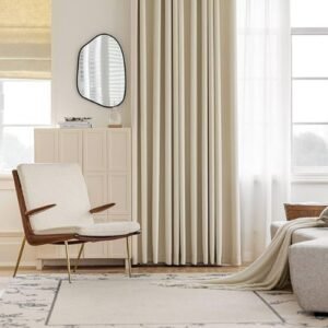 Self Leveling Thermal Curtains Pearl Drops