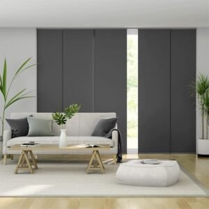 Titan Blackout Kendall Charcoal Panel Blind