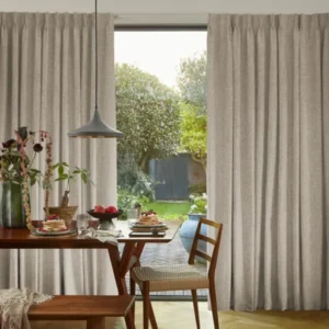Self Leveling Talbot Cream Curtain