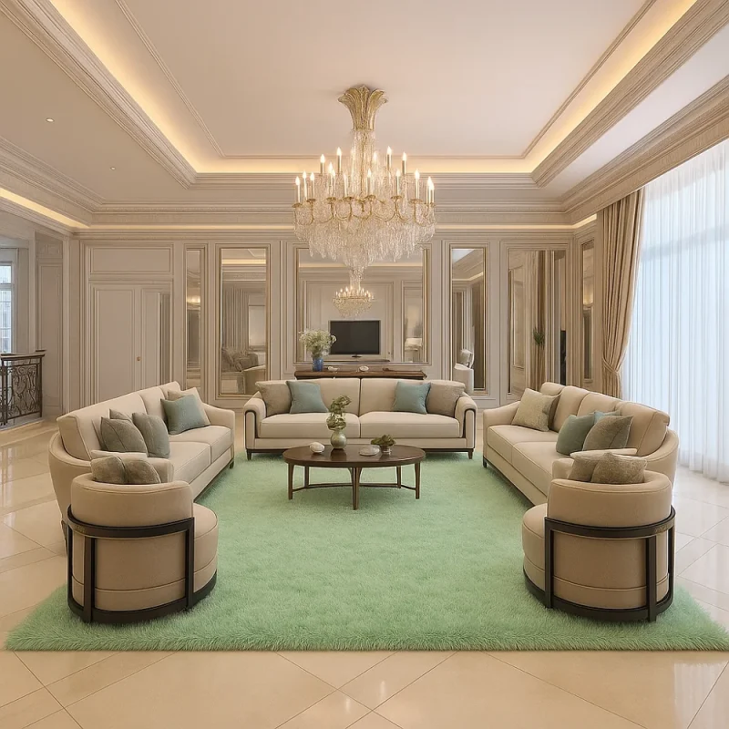 Green Rugs for Residential Spaces