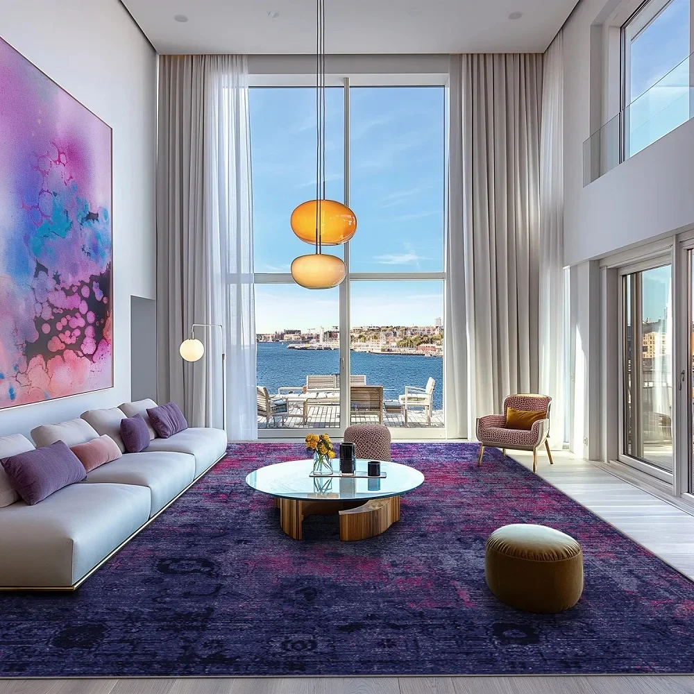 Residential Purple Carpets